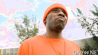 Interracial fun with Joy, a hot amateur black babe in HD