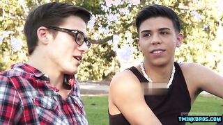 Hot Brazilian Twinks Tossing, Rimming, and Cum in their Asses