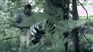 Amateur webcam daddy gives sloppy BJ to his hot young boy in public