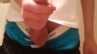 Watch Climax's massive peehole destroy as a hot amateur boy masturbates solo on webcam