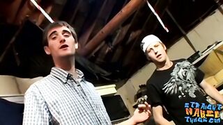 Vintage gang of teen thugs engage in wild anal play with each other