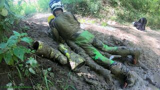 SneakerLoverAustria goes wild in public with his mud-loving desires in part three of Raw Filth & At11Hours video