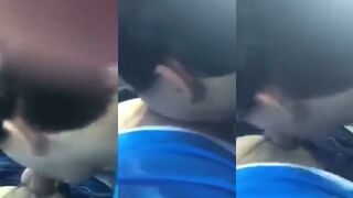 IsMaxD69 gulps down straight guy's load in hot car action