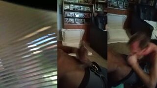 Jamaculent's BlueBalls are too good for killer black to resist - watch him cum hard!