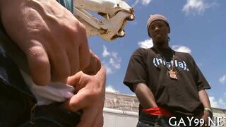 Interracial Hd Porn: Watch This Amateur Black Guy Get Pounded by a White Guy in HD