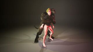 DeepBoyo's Big Ass Gets a Taste of a Sissy's Ass in a Monster Orgasm