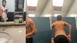 Ivorossixxx goes wild with a big-dicked gym buddy in public