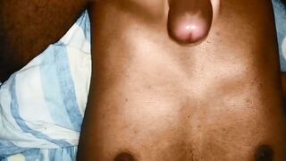 Hot homemade video: Spunking on my Torso's chest while I bang my Asian lover's ass