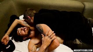 Tattooed hunks get their hairy asses drilled in wild anal sex fest with Jizz shot