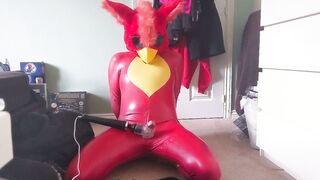 Watch as Love Glove Bird gets blindsided and overstimulated by a horny hunk