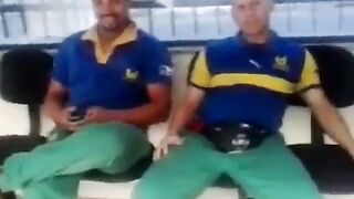 Watch this hot and heavy homemade pounding of Pegar No Pau Do Colega with a hot and heavy pounding of his own!