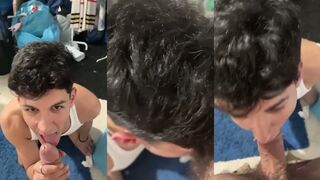 Ridy Hunt takes a hard pounding & swallows a hot load in public