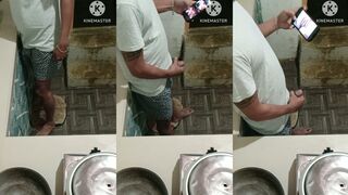 Homemade video of Tito's straight guy friend Jack_khol jerking off while getting a cumshot