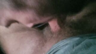 Jonny Trigger deepthroats a big juicy cock in public like a pro!