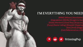 Grinning Pup seduces you into being his kinky Bitch audio