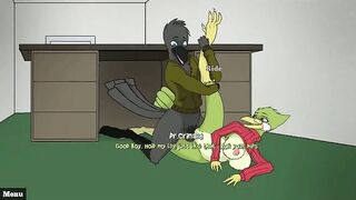 Kittys Channel gets his big ass pounded in Crow Job In Space Part 2