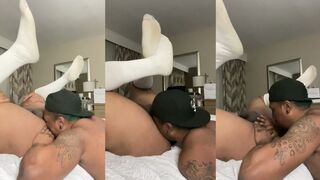 Blak Pyramid's juicy booty thirsts for more in this steamy homemade video