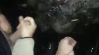 Watch these two studs destroy each other's outdoor pleasurecapades