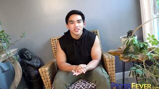 PeterFever Marvelous Japanese Sunny D Jerks Off to Pleasure On Webcam