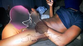 I got my mouth full of cum after deepthroating my straight friend's dick