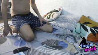 Interracial twink gets caught by surprise by a hot, steamy surprize on NETFLIX