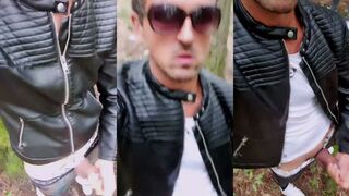 SlutboybenCAM4 goes wild on a public road with a hot chick in a spycam view