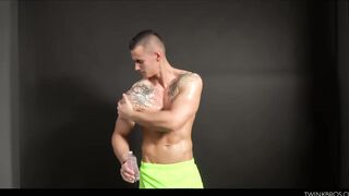 Get Fit with a Beautiful Muscle Beauty's Sweet Ass and Beautiful Face in Homo Porn