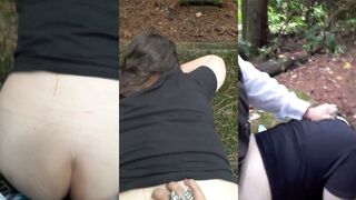 HouseOfTaka gets a wild ride with cum dump in the forest