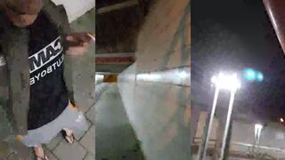 SlutboybenCAM4 shows off his exhibitionist skills by smoking outdoors and jerking off in HD