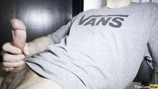 Watch me edge my own climax to the max, then watch me swallow my own load in Tongue-Fucking frenzy!