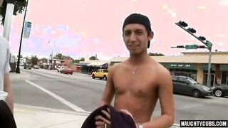 Anal action with a hot facial in this interracial teen video