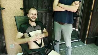 Young French Weenie & Fat Fountain go wild with a monster cock and cum-swallowing skills