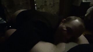 Kinky amateur boy thanks Father with dirty talk and oral domination