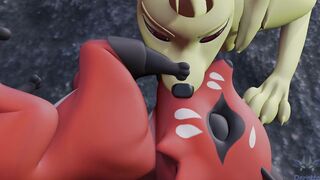 DerettoAlexiel's Fox Magic: A kinky 3D animated cumshot video