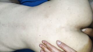 Watch this skinny hunk take on his first big dick in homemade anal action
