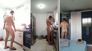 BrenoGarciaX's Big Bear is a Naturist Bear and loves to be Bare in Homemade Video