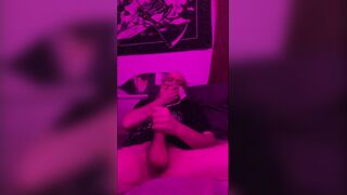 Amateur dude fucks his buddy's mess of undies - POV orgasm included!