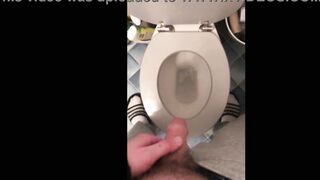 London-loving Hunter Bradley Pee Compilation - Uncensored: Solo boys peeing in toilet