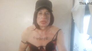 Amateur slut gets verified as a bitch in HD video with a tranny twist