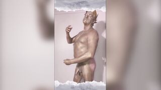 Watch this pretty, muscular babe Narcissus love taking his own photo and cumming hard