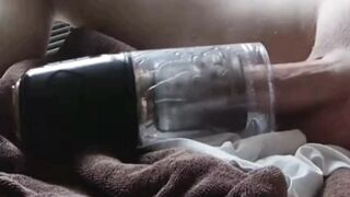 My Soul Begs for More: Watch me get drilled and deepthroated by my toy's jizm