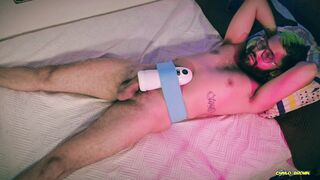 Jizm Inwards: Phat Wood Parent Camilo Dark-skinned Super-hot Handsfree Jizm in Automatic Fucktoy action