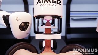 Watch this hot cartoon and animation dude get a rough POV pounding from his unfeeling robot friend