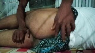 Ghush's Apartment: Petite Indian Desi Masturbates with Big Black Cock & Gets Bareback Ass Fucked