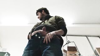 Watch me jerk off to the SUPERMARKET in this ginormous cumshot video!