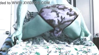 Camo Trunks and Socks - Stop Activity Crotch Open Up Close - POV Ass and Ass Worship
