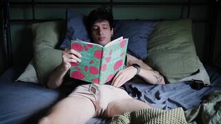 Young boy's massive cock gets stuffed by inanimate objects in a wild, kinky anal fantasy