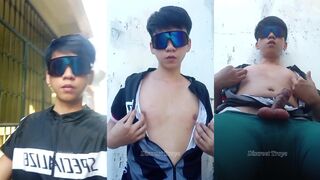 Watch Sa Sementeryo, a hot Pinoy, ride a big dicked Cyclist in public