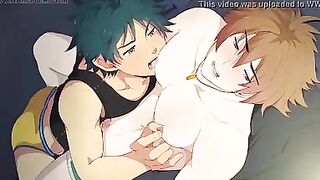 Stepbrother and sister get wild in cartoon action with bareback fucking and handjobs