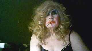 Sarah Millward humiliates and fucks crossdresser client for cash
